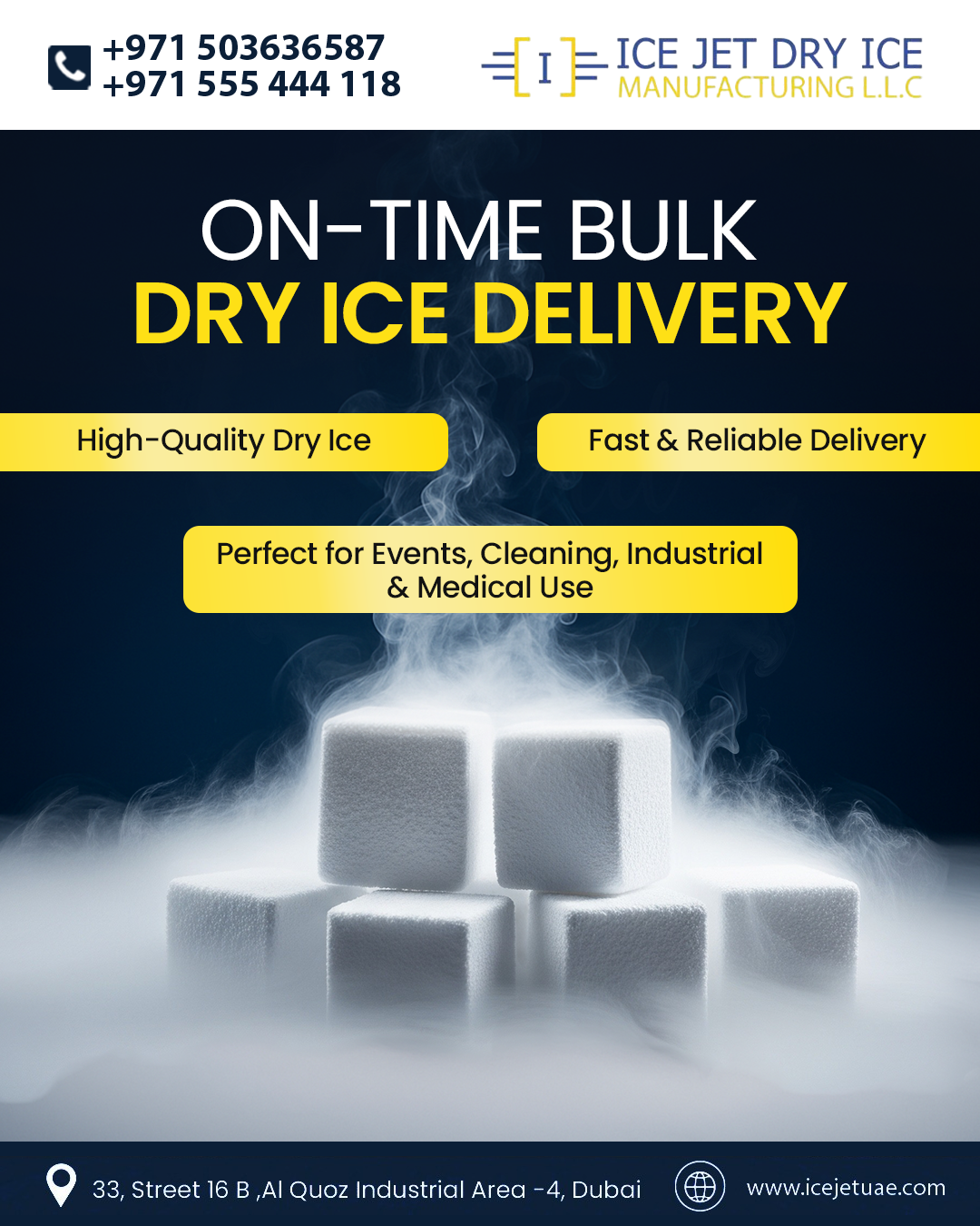BEST DRY ICE SUPPLIER IN DUBAI<UAE