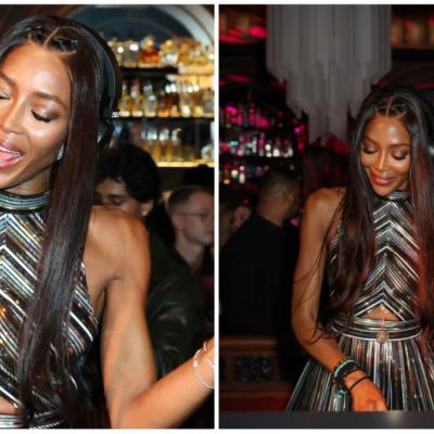 Naomi Campbell Dazzles as DJ at Carbone Dubai Launch