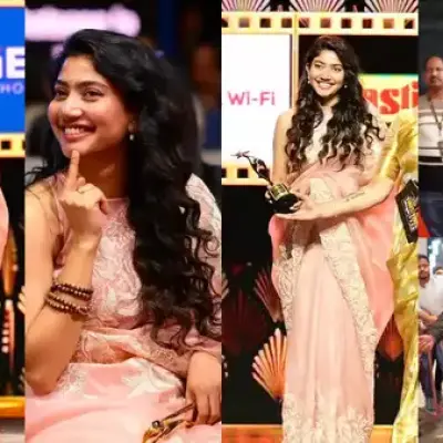 Sai Pallavi Wins Hearts at Dubai Awards with Saree Elegance