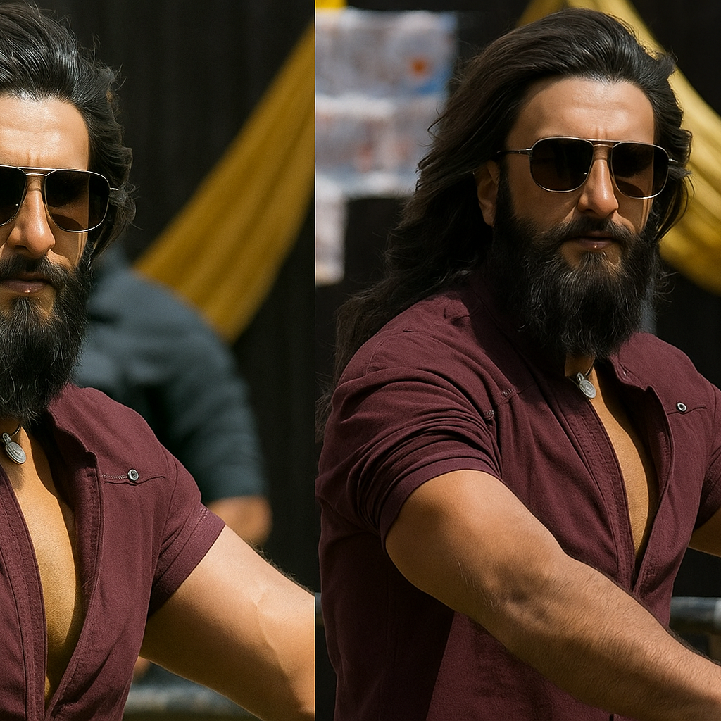 Ranveer Singh Unveils Bold “Dhurandhar” Look During Glamorous Dubai-Abu Dhabi Visit