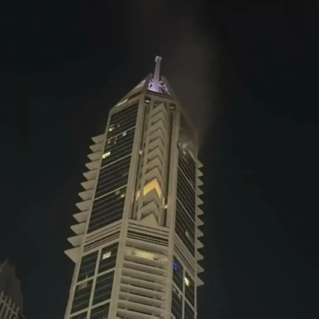 Debris from Air Defence Interception Hits Dubai Marina Building, No Injuries Reported