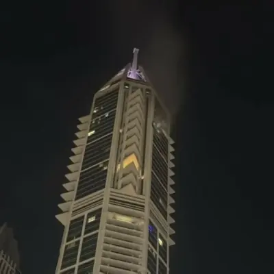 Debris from Air Defence Interception Hits Dubai Marina Building, No Injuries Reported