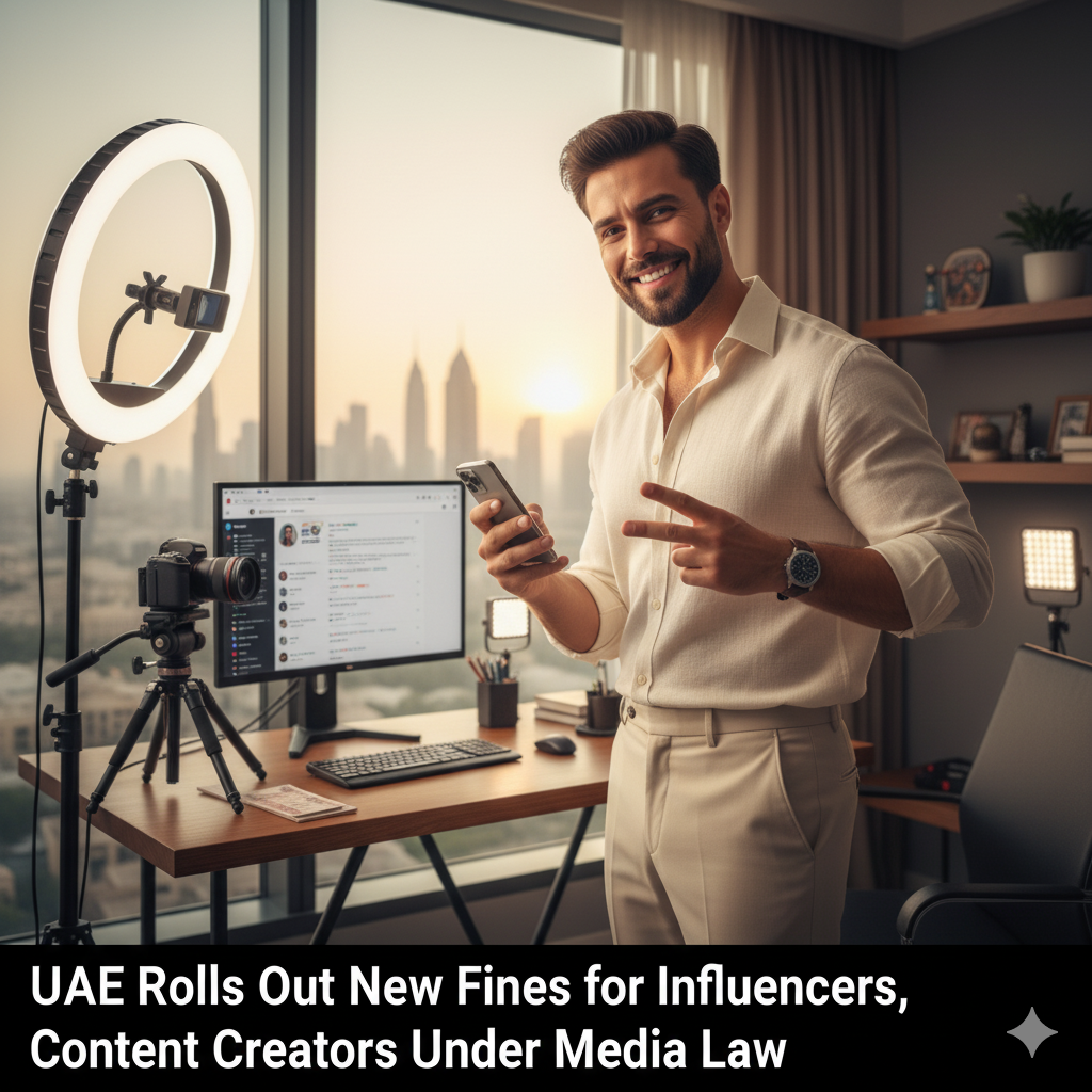 Influencers in UAE Face New Rules and Heavy Fines Under Updated Media Regulations
