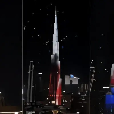 Superman Lights Up the Sky: Burj Khalifa Hosts Dazzling LED Show for Upcoming Film