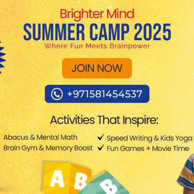 Brighter Mind Abacus Launches Power-Packed Summer Camp and Abacus Crash Course in Al Qusais